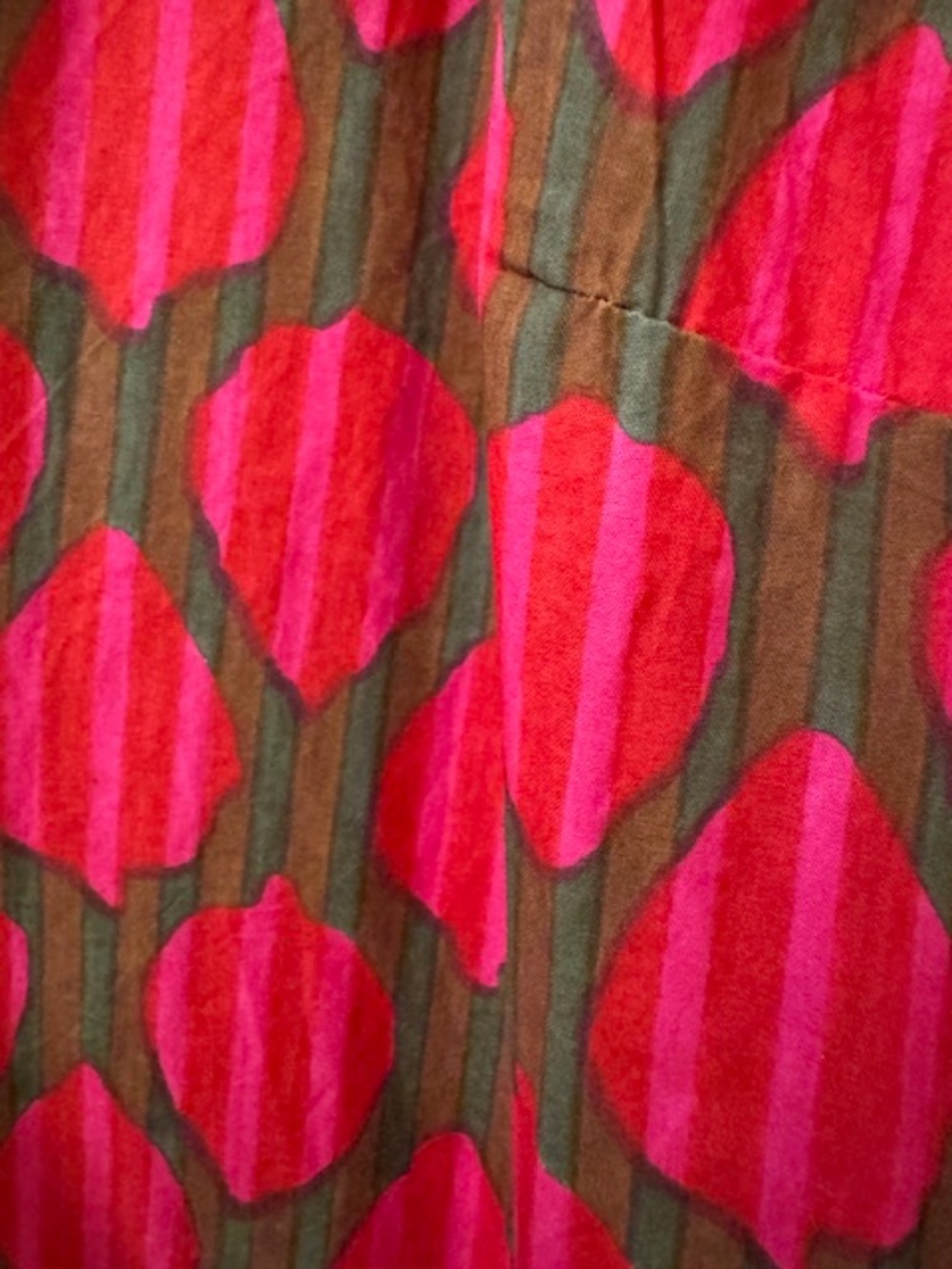 Like new-worn 1x-  Oliphant V-Neck Maxi Dress, Flutter sleeves, pockets, $298, M - Picture 5 of 6